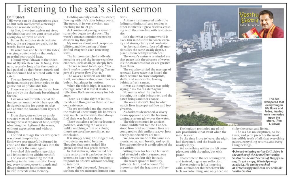 Silent Sermon of the Sea