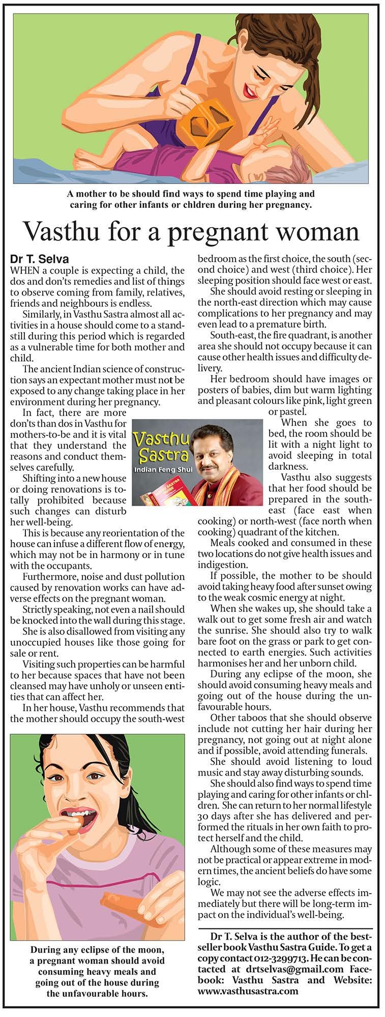 Vasthu for pregnant mothers